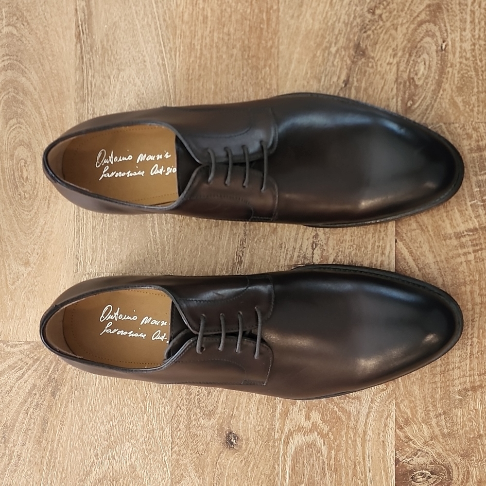 Antonio Maurizi Brown Plain Toe Derby US 9/EU 42